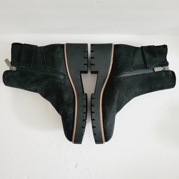 NEW Blondo Dagger Waterproof Suede Bootie in Black Size 7.5 - Picture 4 of 7